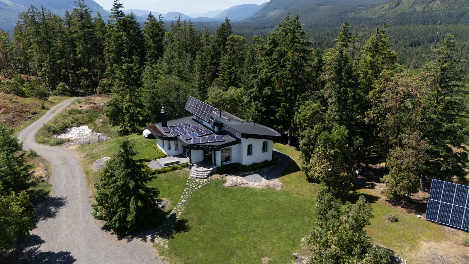 Highlight image with panoramic valley view